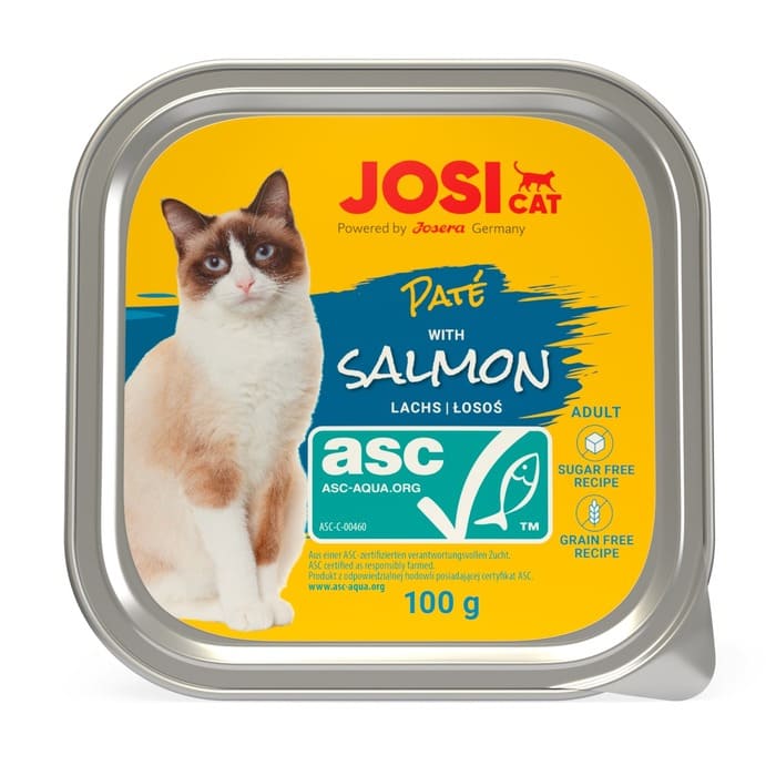 Josera Josicat Pate Salmon kaķu konservi ar lasi pastēte 100 g